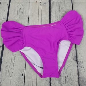 MISS COCOA | ruched sides bikini swim bottoms